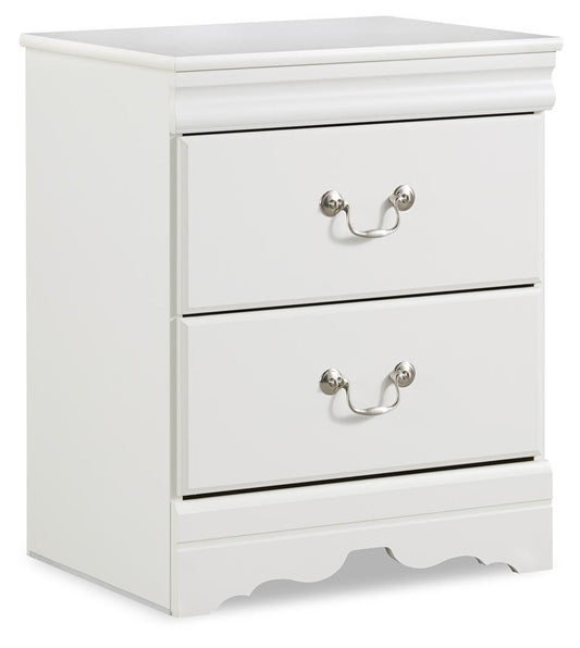 Anarasia Two Drawer Night Stand - alternate view 2