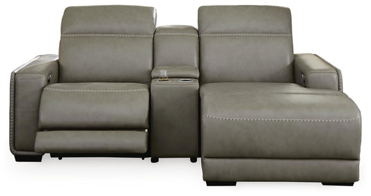 Correze 3-Piece Power Reclining Sectional with Chaise - alternate view 2