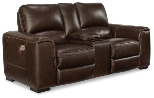 Alessandro PWR REC Loveseat/CON/ADJ HDRST - alternate view 2
