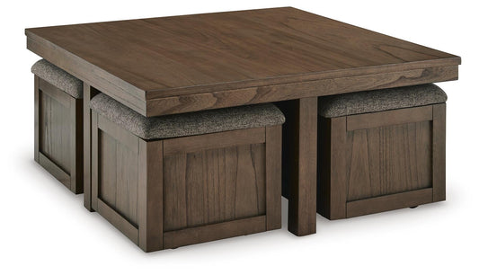 Boardernest Cocktail TBL w/4 Stools (5/CN) - alternate view 2