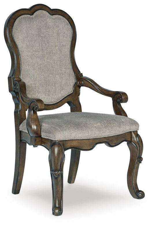 Maylee Dining UPH Arm Chair (2/CN) - alternate view 2