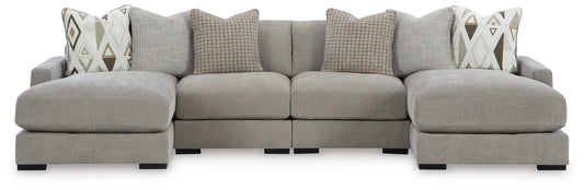 Aslan Court 4-Piece Sofa Pit Sectional - alternate view 2