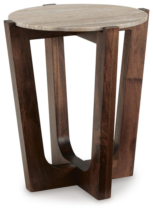 Tanidore Round End Table - alternate view 2