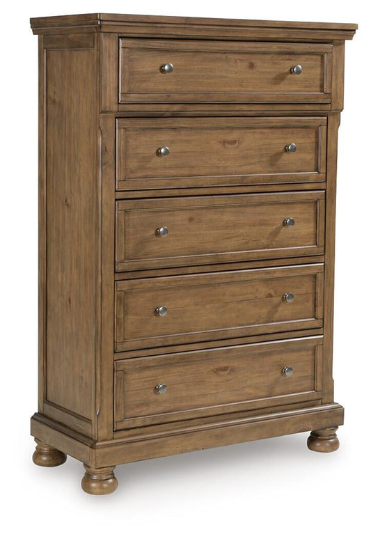 Feddinger Five Drawer Chest - alternate view 2