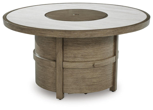 Rainier Ranch Round Fire Pit Table - alternate view 2