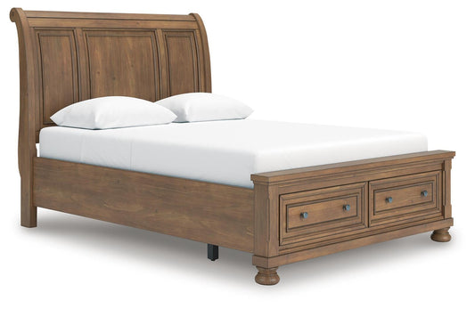 Feddinger Queen Storage Sleigh Bed - alternate view 2