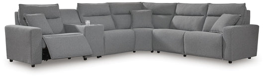 Modmax II 6-Piece Power Reclining Sectional with Console - alternate view 2