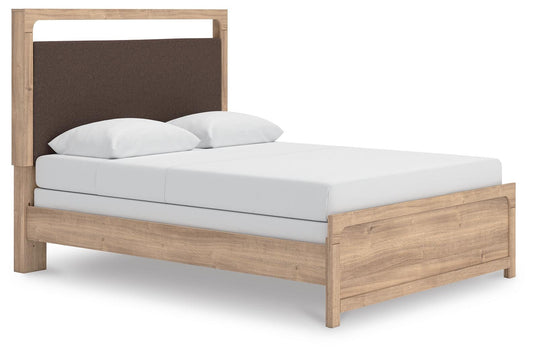 Kinlanni Queen Upholstered Panel Bed - alternate view 2