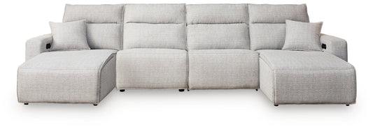 Modmax II 4-Piece Reclining Sectional with Double Chaise - alternate view 2