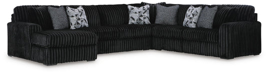 Midnight-Madness 6-Piece Sectional with Chaise - alternate view 2