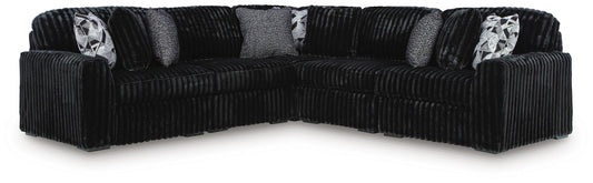 Midnight-Madness 5-Piece Sectional - alternate view 2
