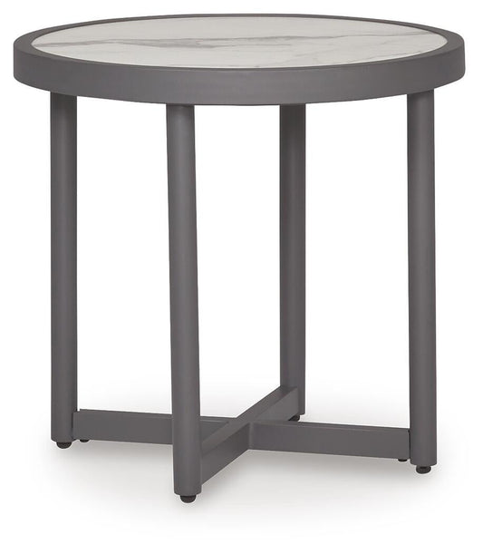Ocean Beach Round End Table - alternate view 2