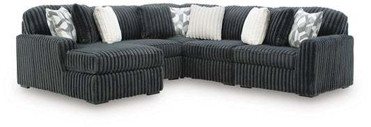 Midnight-Madness 5-Piece Sectional with Chaise - alternate view 2