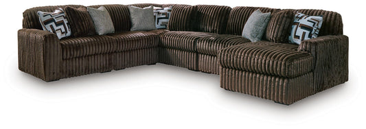 Midnight-Madness 6-Piece Sectional with Chaise - alternate view 2