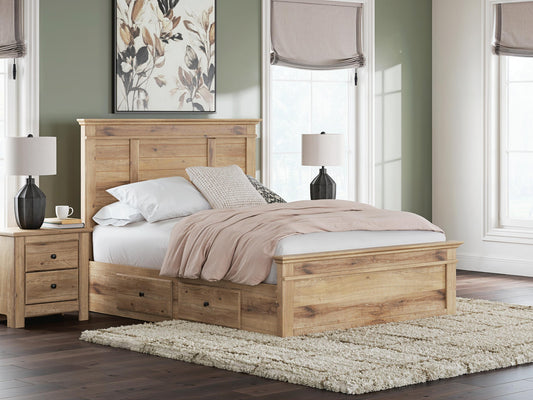 Makidern Queen Panel Storage Bed - alternate view 2
