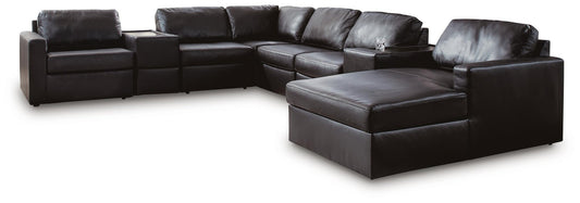 Modmax II 8-Piece Sectional with Chaise and Storage Consoles - alternate view 2