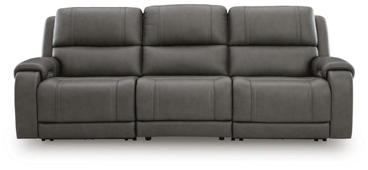 5Z - Pittson 3-Piece Power Sectional Reclining Sofa - alternate view 2