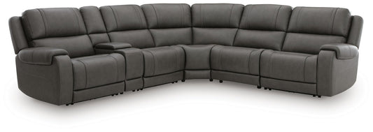 5Z - Pittson 6-Piece Power Reclining Sectional - alternate view 2