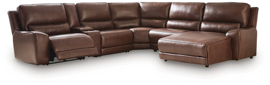 DeepWakes 6-Piece Power Reclining Sectional with Chaise - alternate view 2