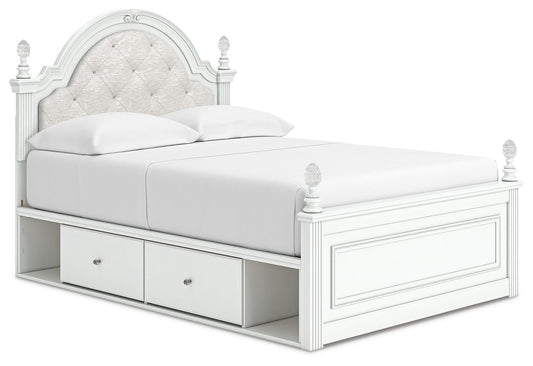 Kozlani Full Upholstered Panel Bed with Storage - alternate view 2