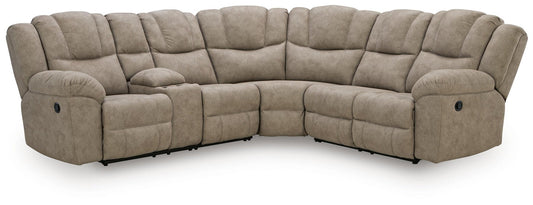 Pearce-Pike 3-Piece Reclining Sectional with Console - alternate view 2