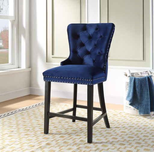 D2081 - Velvet Counter Chair (Set of 2) - alternate view 2