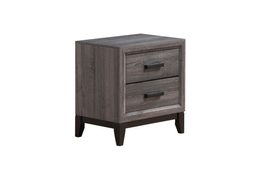 Kate - 4 Piece Full Bedroom Set (Bed, Dresser, Mirror, Nightstand) - Foil Gray - alternate view 2