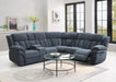 U84 - Motion 3 Piece Sectional - Gray