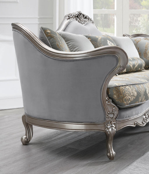U198 - Traditional Sofa - Gray - alternate view 2