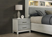B261 - Nightstand - Light Beige / Dove Gray