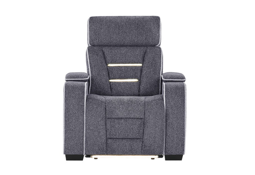 U1895 - P2 Reclining Sofa / Console Reclining Loveseat / Recliner - Dark Gray - alternate view 2