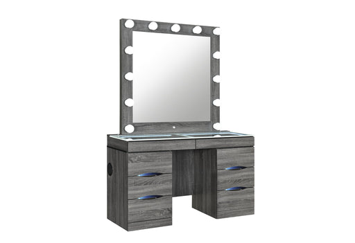 Lexi - Vanity With Speaker - Brown - alternate view 2
