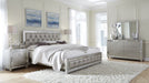 Riley - 5 Piece Queen Bedroom Set - Silver