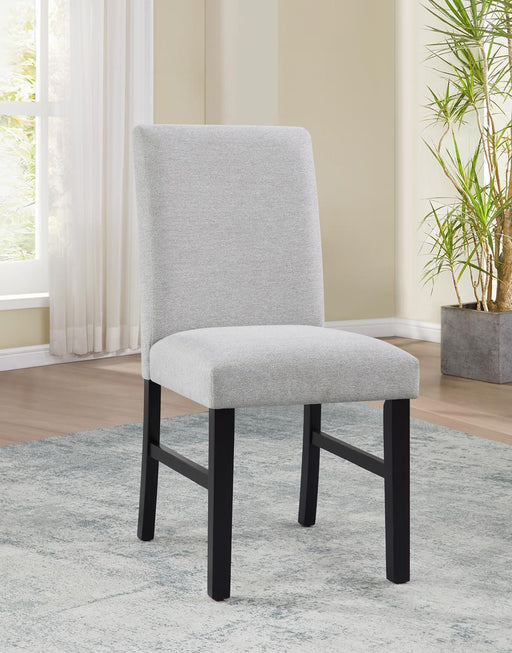D182 - 5 Piece Dining Room Set (Table, 4 Side Chairs) - Black / Gray - alternate view 2