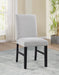 D182 - 5 Piece Dining Room Set (Table, 4 Side Chairs) - Black / Gray - alternate view 2