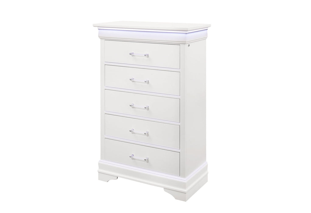 Charlie - Chest With LED - White - alternate view 2
