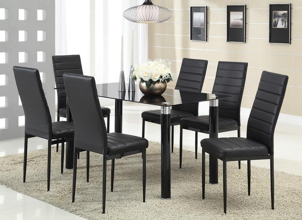 D635 - Dining Table - Black - alternate view 2