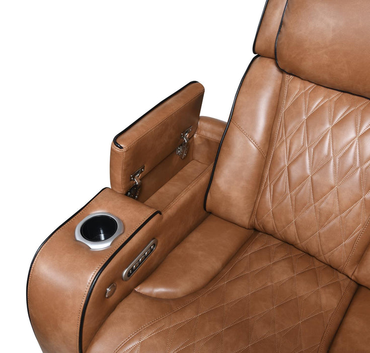 U72 - Power Reclining Chair - Brown - alternate view 2
