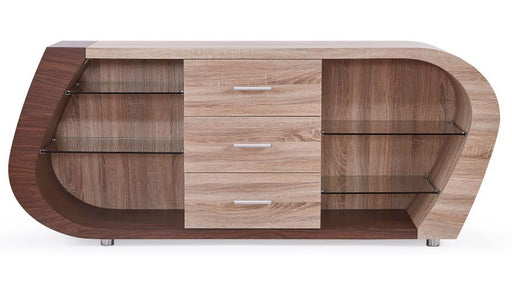 D4126N - Buffet - Dark Brown / Oak - alternate view 2