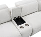 U15 - 6 Piece Beige Power Reclining Sectional With Power Headrest - White - alternate view 2