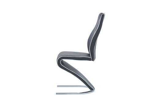 D1628 - 5 Piece Dining Room Set (D1628 Dining Table And 4 D4127 Dining Chairs) - Silver - alternate view 2