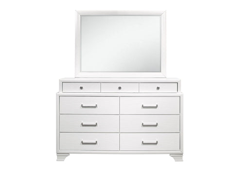 Jordyn - 5 Piece King Bedroom Set - White - alternate view 2