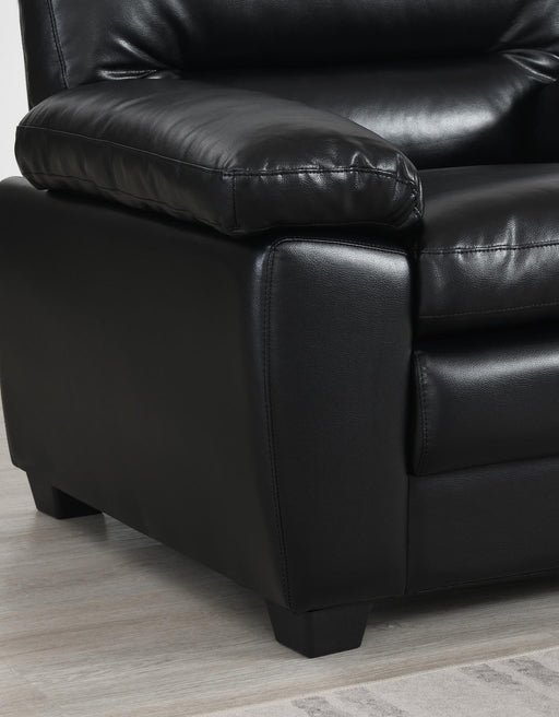 U529 - Loveseat - Black - alternate view 2