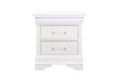 Charlie - Nightstand With LED - White
