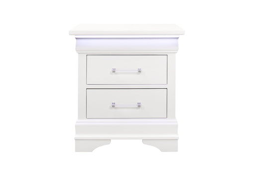 Charlie - 4 Piece Twin Bedroom Set (Twin Bed, Dresser, Mirror And Nightstand) - White - alternate view 2