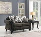 U208 - Traditional Loveseat - Charcoal