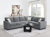 U327 - Armless Chair - Gray - alternate view 2