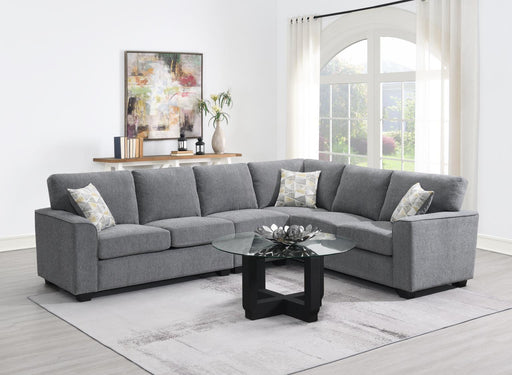 U327 - Armless Chair - Gray - alternate view 2