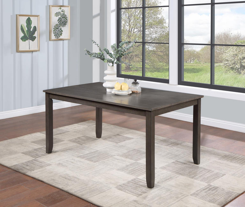 D161 - 7 Piece Dining Room Set (Dining Table, 6 Side Chairs) - Gray - alternate view 2