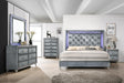 B278 - Velvet LED Mirror - Gray